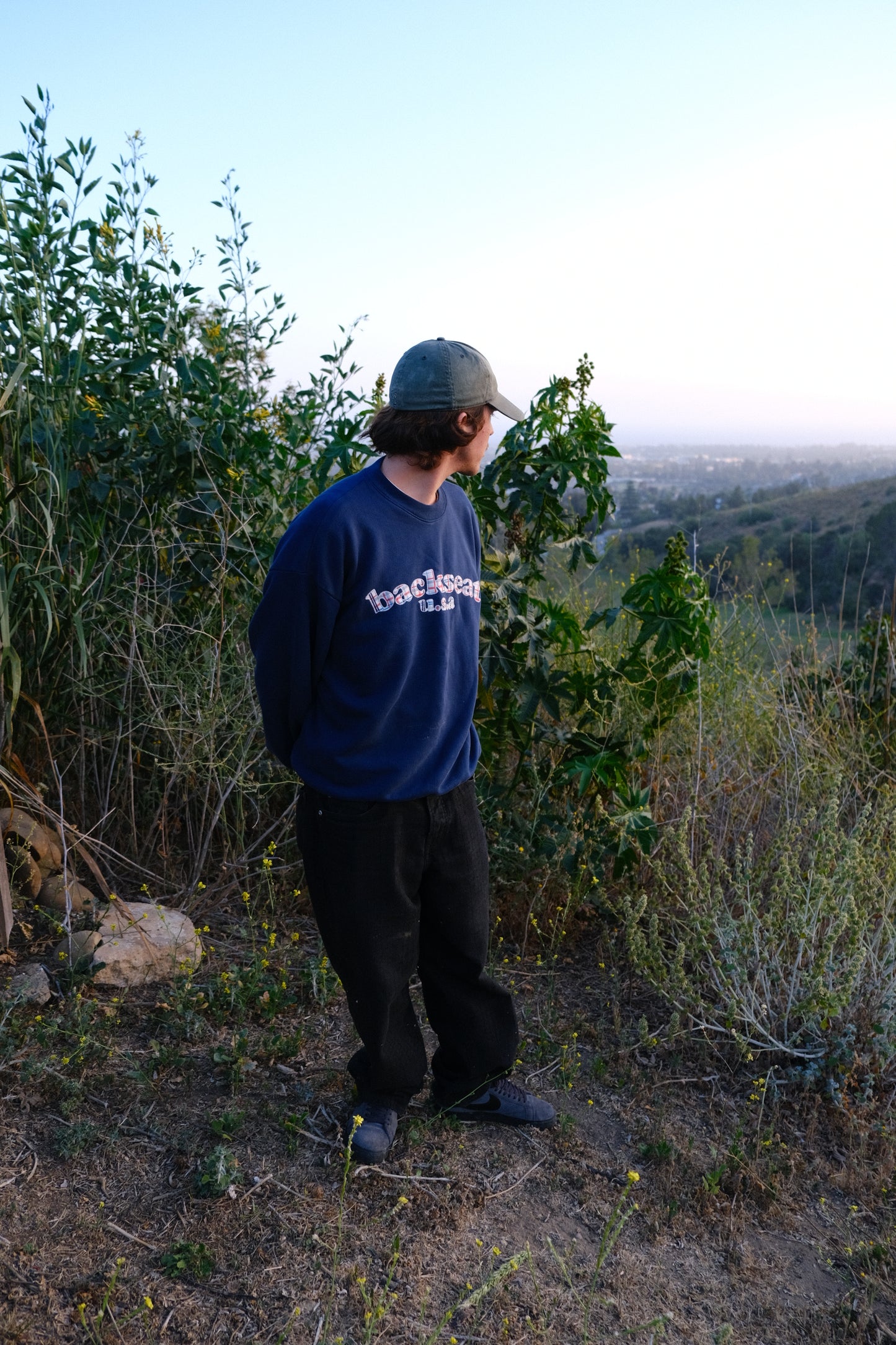 usa plaid crewneck
