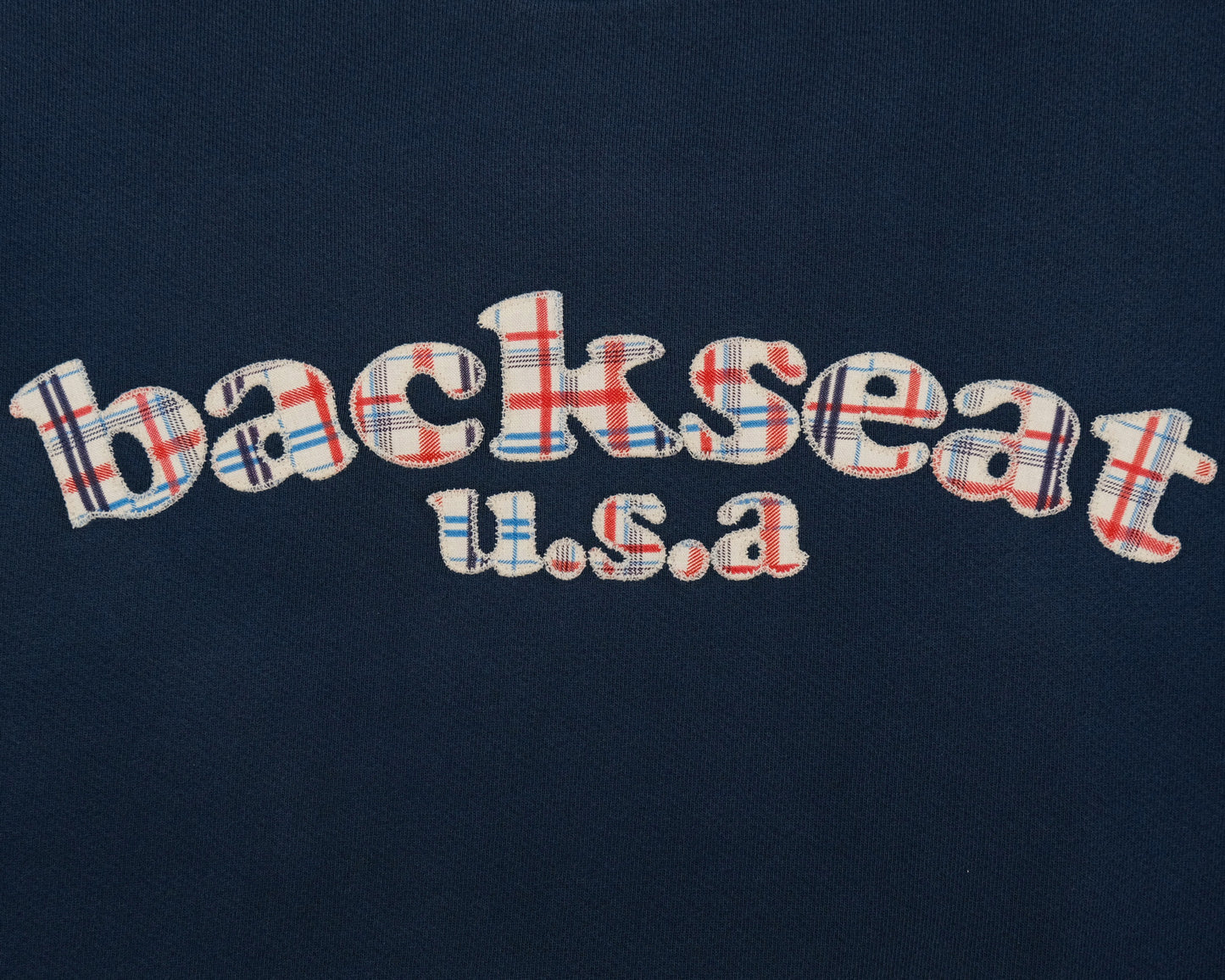 usa plaid crewneck