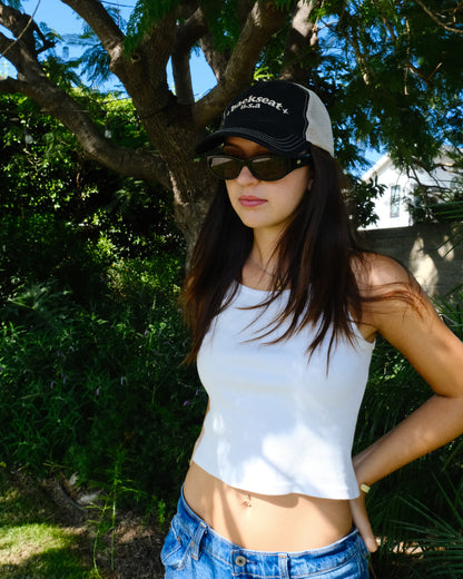 classic logo hat khaki